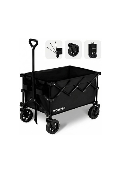 Workpro Wp285015 80kg 4 Tekerli Katlanabilir Ağır Hizmet Taşıma Arabası