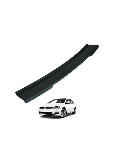 Ferrous Autoaccessories Volkswagen Golf 7 İle Uyumlu Arka Tampon Üstü Koruyucu 2013 2021