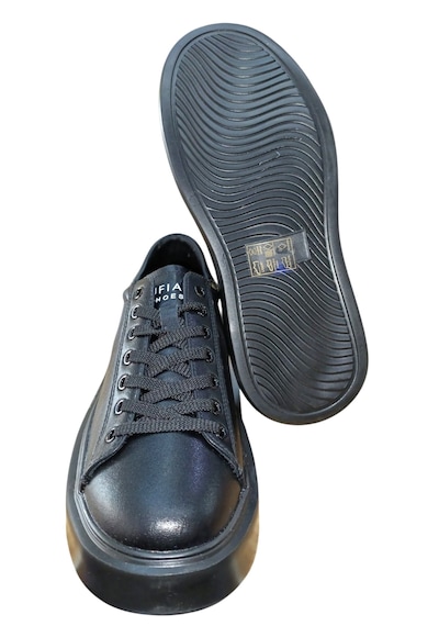 Lufian 11230234 Gage Erkek Deri Sneaker Ayakkabı Siyah Cilt Siyah1