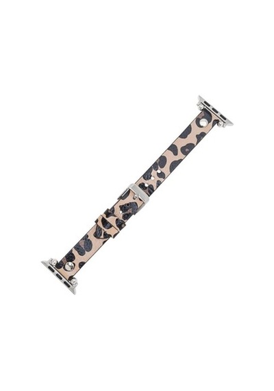 Bouletta Apple Watch Uyumlu Deri Kordon 42-44-45Mm St Leopar Ne
