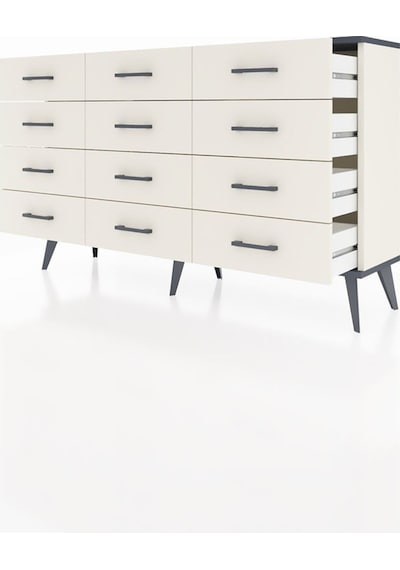 Arges Konsol 12 Çekmeceli 132x30x83 Aytaşı-antrasit/aytaşı Antrasit/aytaşı Arges Konsol 12 Çekmeceli 132x30x83 Aytaşı-antrasit/aytaşı Antrasit/aytaşı