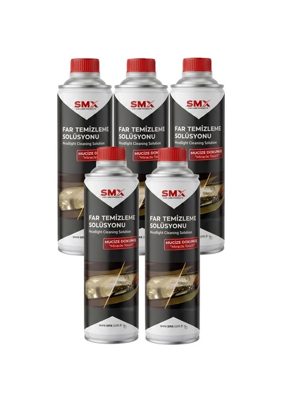 Buharlı Far Temizleme Solüsyonu 650 Ml 5 Adet