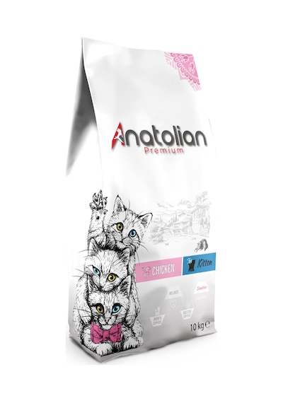 Anatolian Premium Tavuk Etli Yavru Kedi Maması 10 KG
