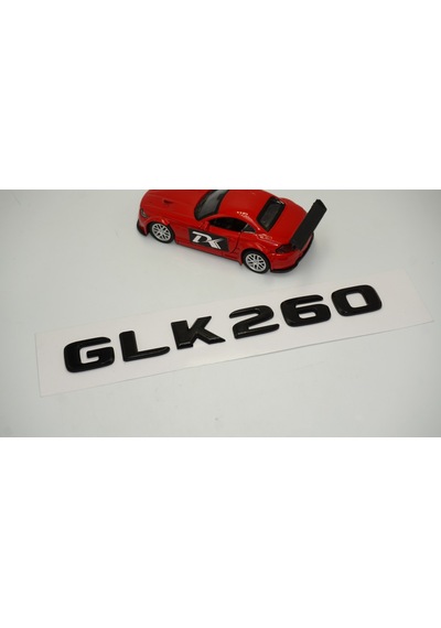 GLK 260 Bagaj Parlak Siyah ABS 3M 3D Yazı Logo
