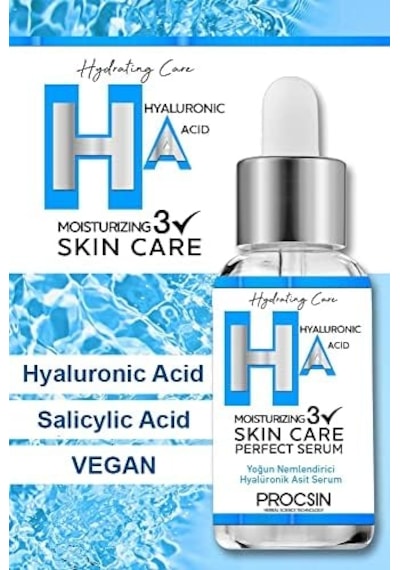 Hyaluronik Asit Serumu, Yoğun Nemlendirici & Cilt Dolgunlaştırıcı, Kırışıklık Karşıtı & Cilt Bariyeri Güçlendirici, 20 Ml