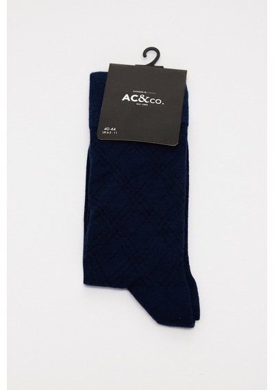 AC&Co / Altınyıldız Classics  Erkek Lacı Desenli Bambu Tekli Çorap Lacı