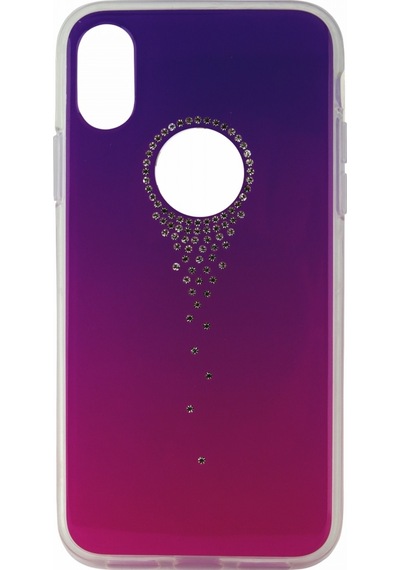 Comma Apple Uyumlu iPhone Xs Taşlı Seri Arka Koruma Kılıf