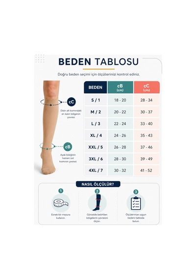 Çorabı Diz Altı Burnu Açık Kompresyon Çorabı Ccl2 Sıkıştırmalı