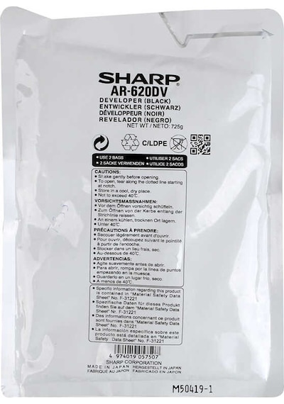 Sharp Ar-620dv Developer