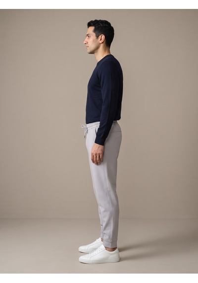 Maccali Erkek Mermer Double Face Jogger Eşofman Altı