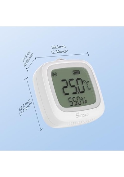 Snzb-02wd Zigbee Ip65 Lcd Ekranlı Akıllı Sıcaklık Ve Nem Sensörü Snzb-02wd