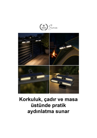 Solarlamba 2'li Mandallı 36 Led Güneş Enerjili Hareket Sensörlü Bahçe Aydınlatma 3 Modlu Kablosuz D Çok Renkli