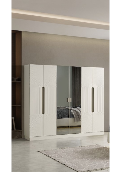 Elegante Mdf 6 Kapılı Dolap