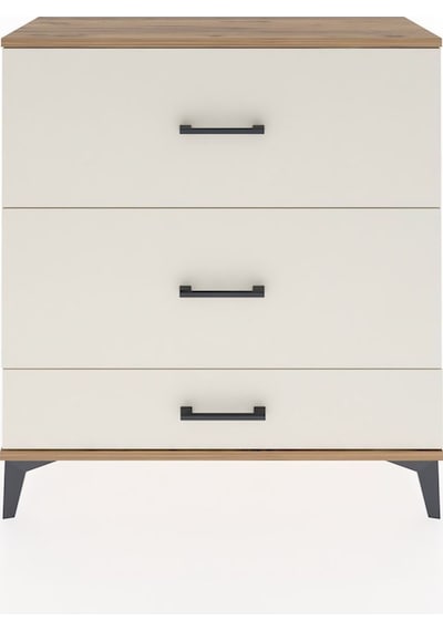 Arges Şifonyer 3 Çekmeceli 88x30x96 Çam-aytaşı Atlas Çam