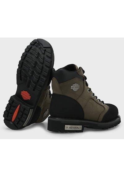 Harley Davidson Harley-davidson 025m100530 Clemente Erkek Bot - Haki Deri-haki Deri