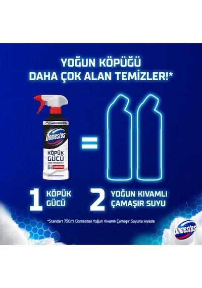 Domestos Köpük Gücü Derz Temizleyici 450 Ml X3 3'lü Set