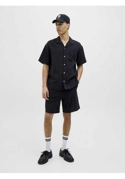 Jack & Jones Jack Jones Pamuklu Rahat Günlük Erkek Şort 12274758 Siyah