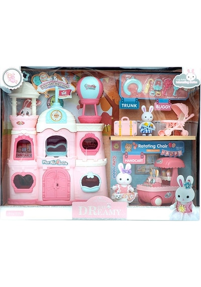 Bay Dreamy Mini Tavşan- Mini Kale Oyun Seti