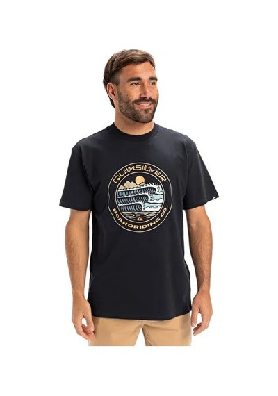 Quiksilver Ev Three Seas Ss Erkek Günlük Tişört Eqyzt08051-ktp0 Lacivert Lacivert