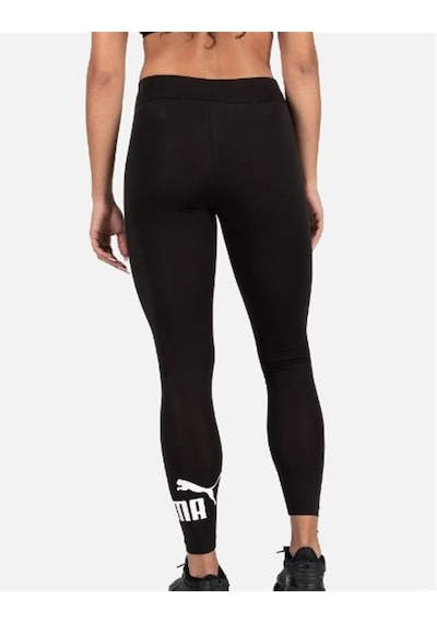 Puma Ess Logo Leggings - Kadın Siyah Spor Tayt - 586832 01 Siyah