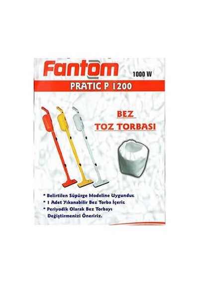 Fantom Pratik P1200 Bez Toz Torbası 7 Adet