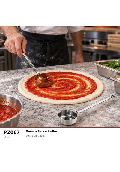 Fida Pizza Sos Kepçesi No:02 Gümüş