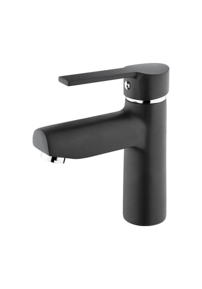 İtimat İdea Black 562.cb Miks Lavabo Bataryası Siyah Gri