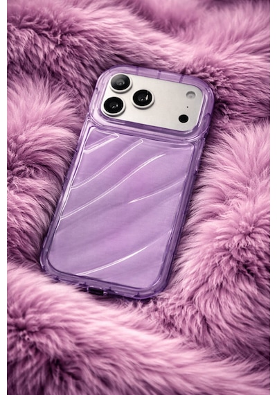Apple Uyumlu iPhone 17 Pro Max Telefon Kılıfı Kamera Çıkıntılı Kabartmalı Parlak Desenli Darbe Emici Silikon Kılıf Mor Apple Uyumlu iPhone 17 Pro Max Telefon Kılıfı Kamera Çıkıntılı Kabartmalı Parlak Desenli Darbe Emici Silikon Kılıf Mor