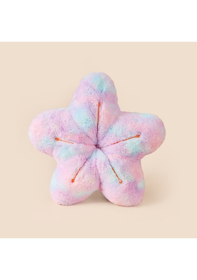 Soft Çiçek Figürlü Yastık - Renkli - 40 Cm