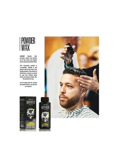 Barber Marmara Powder Wax 20gr. Skull