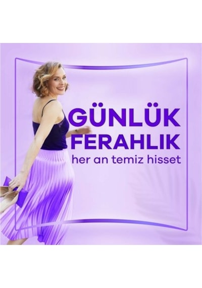 Büyük Paket 40 Adet Günlük Ped, Rahat Kullanım İçin