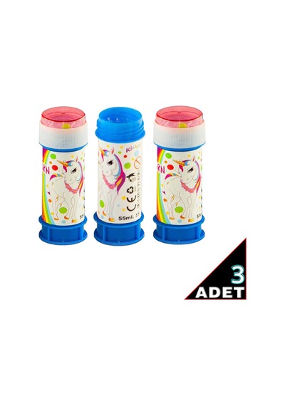 Unicorn Rainbow Köpük Baloncuk - 3 Adet