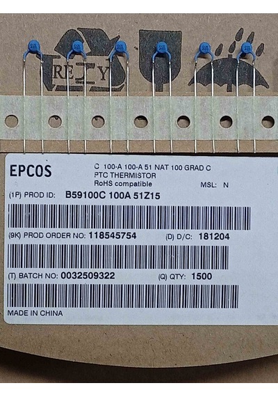 B59100c100a51z15 Ptc Epcos 12 Adet