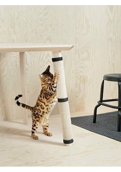 Kayışlı Ped Portatif Kedi Tırmalama Aparatı 25 x 63 CM