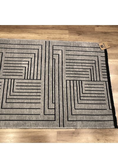 Hoom Rugs Prestij Eko 339 Açık Gri Dekoratif Yıkanabilir Kilim