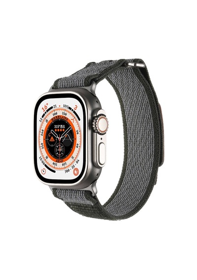 Apple Uyumlu  Watch Ultra Ultra 2 49mm Hasır Kordon Redclick Krd-106 Strap Kayış