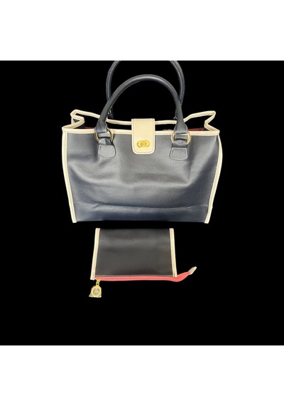 Estee Lauder Büyük Boy Lacivert Günlük Ve Gece Kol Çantası Şık Vintage 6087480