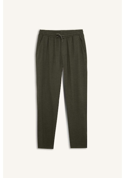 DeFacto Kışlık Jogger Pantolon Beli Bağcıklı Cepli Düz Paça D8641AX24AUKH244 Haki DeFacto Kışlık Jogger Pantolon Beli Bağcıklı Cepli Düz Paça D8641AX24AUKH244 Haki
