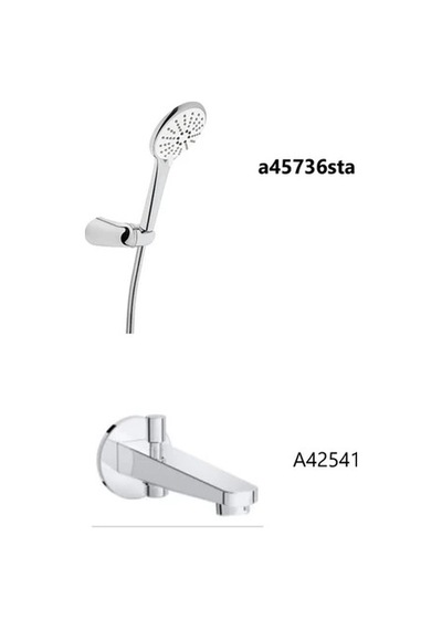 Artema Fold S Ankastre Banyo Duş Takımı Seti Krom