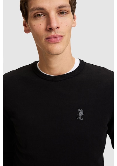 U.S. Polo Assn. Erkek Siyah Basic Kazak 50333566-vr046