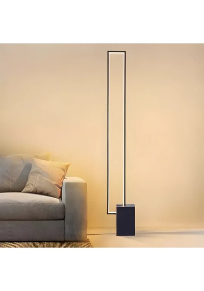 Dikdörtgen Led Lambader 9646-t25-6t-hu Siyah