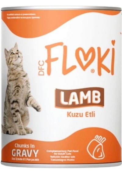 Floki Kuzulu Yetişkin Kedi Konservesi 400 Gr