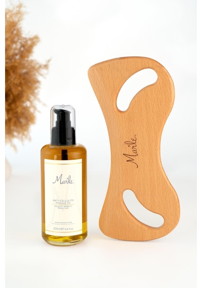 Mar’le Masaj Yağı 200 ML + Ahşap Masaj Aparatı