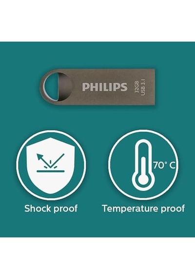 Philips Usb Stick 32 Gb Usb 3.1 Flash Drive Moon Edition Pc, Dizü