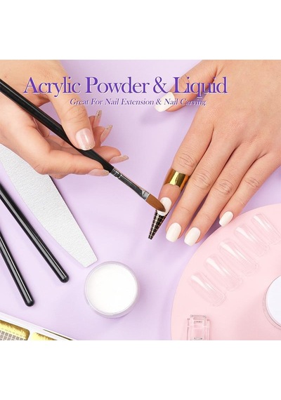 Born Pretty Akrilik Toz 02 White 56341