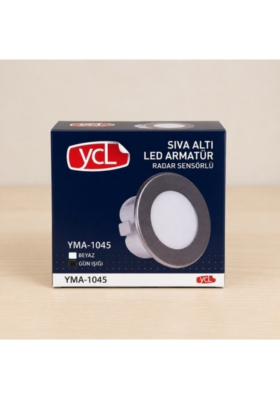 Ycl Sıva Altı Led Armatür Radar Sensörlü Ip20