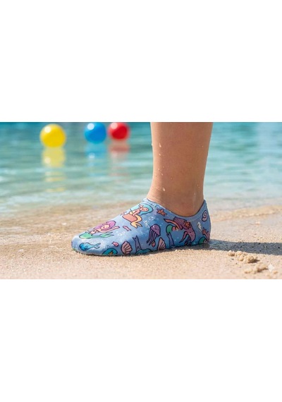 Gripptoes Kaymaz Damla Tabanlı Deniz&havuz Çorabı E1 Çok Renkli