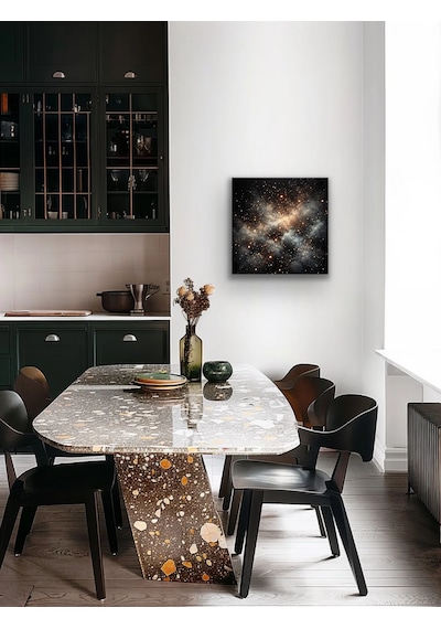 Uzay Boşluğu Kanvas Tablo 60x60cm Çok Renkli