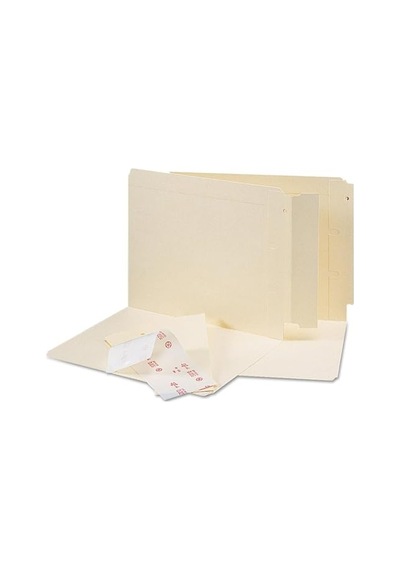 End Tab Converters For Folders, 3 1/4 X 9 1/4, Manila, 500/box