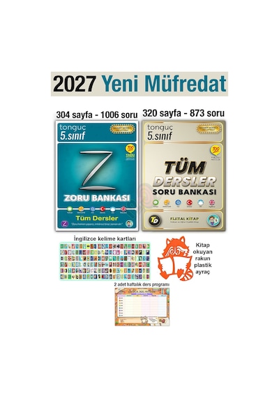 5. Sınıf Zoru Tüm Dersler Soru Bankası Seti 2027